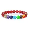 P￤rlstav r￶d agat guldpl￤terad buddha huvud vulkan armband armband mode grossist naturlig lava ametist sten p￤rlor droppleverans dhze6