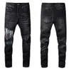 Jeans pour hommes de haute qualité Amirs 22ss Nouvelle mode Mens Cool Style Luxury Designer Denim Pantalon en détresse Ripped Biker Noir Bleu Jean Slim Fitmntt