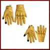ST645 New Motorcycle Gloves Touch Goatskin Leather Yellow Tactics Glove Men Bike Cycling Full Finger Motorbike Motor