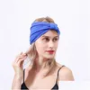 Bandeaux Femmes Bandeau Stretch Turban Cheveux Accessoires Chapeaux Yoga Run Bandes De Bandage Bandeaux Large Headwrap Drop Delivery Jewe Dhk3L