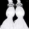 Gürtel Damen Kleidergürtel Korsett dünne Gurt Frauen Mädchen Volkskundenquasten geflochtene Taillenkette