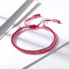 Strand MultiColor Threads Braided Women Bracelet Handmde Rope String Wrap Bracelets Bangles Adjustable Child Lucky Friend Jewelry