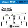 För Lincoln MKC 2013-2019 Bilstyling 3D/5D Carbon Fiber Car Interior Center Console Color Molding Sticker Decals Accessories