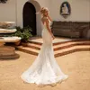 Grace Mermaid Bridal Gowns Romantic Lace Wedding Dress 2022 For Women Tulle Sweep Train Bride Dress Vestidos De Novia