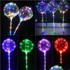 Led Strings Luminous Bobo Balloons Led Lights 20 Inch 70Cm Pole 30Leds String Light For Wedding Party Festival Decorations Drop Deli Oth4P