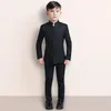 Suits Arrival Kids Boys For Wedding Style Children Formal Mandarin Collar High Quality Fashion Plus Size 3 8 9 10 12 14 221205