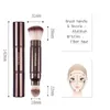 Hot Hourglass Retractable Double Ended Makeup Complexion Brush Brand New Liquid Foundation Blusher Powder Cosmetics Single Brushes