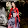 STATA Wear Hanfu Estilo chino Mujeres Antiguas Mujeres Ropa de rendimiento de danza folclórica tradicional Cantantes Retro Princesa Vestido de hadas