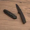 Coltello pieghevole Flipper KS1367 di alta qualità 8Cr13Mov Lama con rivestimento nero Manico in fibra di vetro Coltelli a cartella con apertura rapida assistita con scatola al minuto