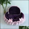 Cat Beds Furniture Dog Bed Sofa Pink Lace Puppy House Pet Teddy Cat Beds Nest Kennels 682 K2 Drop Delivery Home Garden Supplies Dh4Uz