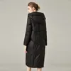 Dames Down Parkas Winterjack Coats Dubmerig 90 Witte Duck Ultra lange warme puffer Puffer Parka Vrouw bovenkleding 221205