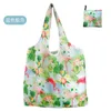 Storage Bags Foldable Shopping Bag Reusable Eco For Vegetables Grocery Package Women's Shopper Large Handbags Tote Pocket Pouch