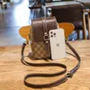 Evening Bags Ladies Side For Women Trend Luxury Shoulder Crossbody Leather Small Vintage Hanging Mobile Cell Phone Handbags 221203