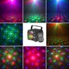 RGB Mini DJ Disco Laser Lighting Projector USB LED UV Sound Strobe Stage Эффект Свадебная Рождественская праздничная вечеринка лампа