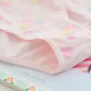 Trosor 6st Lot Girls Cartoon Briefs Children Cotton Underwear Heart Printing Barn Kort tjej underbyxor Storlek 1T 12T 221205