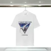 T-shirts voor heren luxe designer T-shirt Gedrukte mode Hip Hop Streetwear Gradi￫nt van Dye Polo Shirts katoenen kleding Casual Mouw Luxe Summer Street Trapstartop1