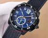 Classic 5 Stylowe zegarki dla mężczyzn 42 mm Sapphire Luminous Auto Data ETA 2824 Ruch 316L CZARNY STALOWA CZAS WSCA0006 DE MECHANICAL MĘŻCZYZN