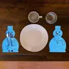 Zestawy naczyń obiadowych 4PCS świąteczne naczynie stołowe