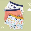 Panties 3 Pack 2 to 14 Years Old Boys Underwear Boxer Cartoon Alphabet Plane Design Kids Cotton Boxers Underpants Soft Shorts 221205