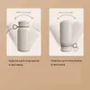 Thermoses 320ML Smart Temperature Display Heating Thermos Keep warm hand cup Double Wall Stainless Steel Vacuum Flask thermo mug 221203