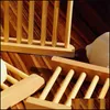 Seifenschalen Bambus Holz Seifenschale Box Wäschebürste Seifenhalter Fall Drainagebürsten Organizer Logo Anpassung 0 79SZ B2 Drop DHAQ5