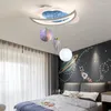 Chandeliers Nordic Led Chandelier Modern Luxury Children's Room Creative Cartoon Astronaut Planet Lamps Indoor Lighting Decor Pendant