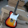 6 Strings Tobacco Sunburst Electric Guitar with White Binding Rosewood Fretboard Customizable