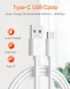 USB Type C Cable Quick Charge USB-C Fast Charging Mobile Phone Data Cable