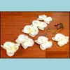 Dekorativa blommor kransar diy konstgjord mal ork blommor mode falsk sidenblomma för barn hårtillbehör romantisk design dhrtz