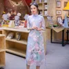 Vêtements ethniques 2022 Robe chinoise moderne pour filles Cheongsam A-Line Femmes Qipao Traditionnel amélioré