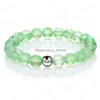 Piscina de moda com mi￧angas colorf Glass Crystal Natural Flash Stone Bracelet