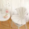 椅子は豪華なベルベットシェル詰めシートクッションアートスタイルバックブルーローズプリンセスシーホーム枕の装飾