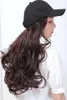 قبعات الكرة طويلة الاصطناعية Cap Cap Brown Natural Black Brown STALL SINCLAY CONNER بشكل طبيعي القبعة القابلة للتعديل للفتيات 221203