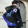 Men S Down Parkas Fashion Winter Jacket Men Big Cool Fur Collion Casual Parka Emwear Gruste Thanted Cooded Płaszcz 221205