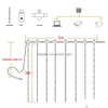 Светодиодные струны рождественское окно занавеска струна Light 3x светодиодные сказочные светильники на открытом воздухе USB Power Garland Lamp Party Drop Otfuh