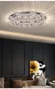 Modern Crystal Ceiling Lights Chandeliers Living Room Decor Round Square Rectangle Chrome Hanging Lamp Fixtures Bedroom Lustres