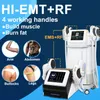 5000W EMSLIM 4 HANDLAR Slimmmaskin Hiemt RF Elektromagnetisk muskelstimulering Fat Viktiga Ems Body Shape Spa Använd radiofrekvensskulpturutrustning