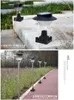 Solar Light Contemporary Lawn Lamp 39 LEDS Vattentät IP65 Utomhusdekorativ för Courtyard Park Garden