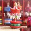 Party Favor Wood Carousel Horse Pendant Mini Home Ornament Barn Toys Take Picture Props Birthday Party Gift 1 8Jy H1 Drop Delivery G DHG60