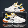 Heren loopschoenen Zwart rood Ademend Mode Mesh Jogging Comfortabele Zachte Heren Sport Sneakers Nieuwe Klassieke 40-44