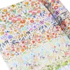 Confezione regalo 18 rotoli di nastro adesivo Washi con fioritura floreale per mascheratura, etichetta adesiva per scrapbooking fai da te, decorazione fatta a mano