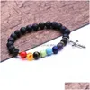 Beasted Cross Beads Bears Bracelet для мужчин Женщины религиозные украшения для доставки браслетов Dhzcw