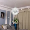 Modern Crystal Chandeliers Chrome Firework Dandelion Sputnik Chandelier Light Fixture Pendant Lighting For Matsal sovrum Kök