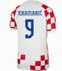 2022 Croacia soccer jerseys MANDZUKIC MODRIC PERISIC KALINIC football shirt 22 23 Croazia RAKITIC CrOaTiAs KOVACIC Men kids kit uniforms thailand quality