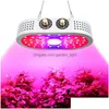 Grow Lights 1100W Led Grow Light 85265V Double Switch Dimmable Fl Spectrum Lamps For Indoor Seedling Tent Greenhouse Flower Fitolamp Otaen
