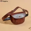 Waist Bags Fashion Leather Belt Bag Women Phone Pouch Fanny Pack Luxury Brand PU Female Heuptas Pochete 221203