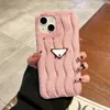 Designer Phone Cases Fashion Furry Wavy Grain P Case For IPhone 14 Pro Max Plus 13 12 11 Luxury Pink Plush Phonecase Cover Shell 55996943
