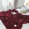 BlanketSkin friendly Velluto corallo Divano Coperta da tiro Coperta multiuso Home Office Travel Nap Plaid Soft Warm Four Seasons Bedding Coverlet 221203