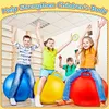 Sport Toys 18 -дюймовый бункер мяч большие прыжковые шарики с ручками для детей круглый прыжок с подпрыгивающим насосом игрушки