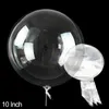 Party Clear Bobo Balloons Large Transparent Bubble Balloons for Birthday Bridal Shower Centerpieces Christmas Indoor and Outdoor Decoration